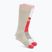Nordica Multisports Winter Jr children's ski socks 2 pairs lt grey/coral/white