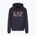 Men's sweatshirt EA7 Emporio Armani Train Logo Series Big Logo Hoodie armani blue
