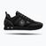 Shoes EA7 Emporio Armani Black & White Suede triple black micropunch