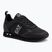 Shoes EA7 Emporio Armani Black & White Carbon triple black / silver logo