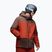 Men's ski jacket Oakley Canopy Pro Insulated dark umber/flame red