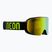 Ski goggles Neon Light black/yellow/mirror gold
