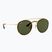 Sunglasses Ray-Ban Round Double Bridge arista gold/green g-15