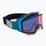 Ski goggles Neon Ice black/petroleum/mirror blue/amber