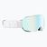 Ski goggles Neon Beam white/white/mirror acciaio