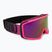 Ski goggles Neon Eclipse pink/mirror violet
