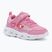 Children's shoes Champion Funfair Print G PS Low Cut blue burgundy/flash/fluorescent pink
