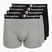 Men's boxers Champion Trunk Knit oxford grey melange/oxford grey melange/black