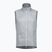 Men's cycling vest Castelli Aria Shell 2 silver gray/dark gray
