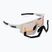 Bliz Fusion Small Nano Optics Nordic Light matt white/coral/orange blue sunglasses