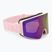 Ski goggles Bliz G001S matte pink/brown/pink multi