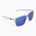 Bliz A001 matte white/grey blue multi sunglasses