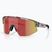 Sunglasses Bliz Matrix transparent dark grey/brown red multi