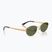 Sunglasses Ray-Ban RB3774D arista gold/dark green polarized