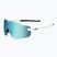 Koo Supernova white/turquoise mirror sunglasses