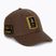 Men's Aeronautica Militare Frecce Tricolori Patch baseball cap dark brown