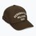 Men's baseball cap Aeronautica Militare HA1104UCT02 chestnut brown