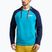 Men's La Sportiva Telendos climbing sweatshirt tropical blue/deep sea