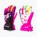 Level Lucky children's ski gloves pink 4146