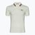 Men's EA7 Emporio Armani Golf Pro Polo Check silver birch T-shirt