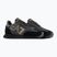 EA7 Emporio Armani Black & White Vintage triple black/ gold shoes