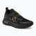 EA7 Emporio Armani Black & White Altura Knit triple black/gold shoes
