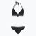 Women's two-piece swimsuit EA7 Emporio Armani Logo Tape Bikini Triangle black