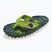 Gumbies Islander lime hibiscus flip flops