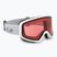 Bollé Bedrock white matte/vermillon ski goggles