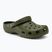 Men's Crocs Classic army green flip-flops