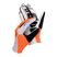 Cycling gloves 100% Celium orange STO-10005-444