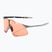 100% Hypercraft matte stone grey/hiper coral sunglasses