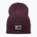 Winter hat BUFF Knitted Lilon long burgundy