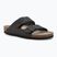 Women's slides Genuins Hawaii Oiled Leather black