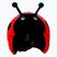 COOLCASC Ladybird helmet overlay red 001
