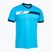 Men's tennis shirt Joma Court fluor turquoise/navy