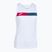 Women's tennis tank top Joma Court Sleeveless white/red