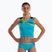 Women's running top Joma Elite X fluor turquoise/black