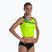 Women's running top Joma Elite X fluor yellow/black