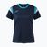 Women's tennis shirt Joma Terra dark navy/turquoise fluor