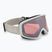Bollé Bedrock Plus lightest grey matte/vermillon ski goggles