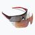 Tifosi Alliant 3 black red/smoke/ac red/clear cycling glasses