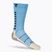 TRUsox Mid-Calf Thin light blue football socks CRW300