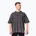 Men's training shirt NEBBIA Washed-Off Heavyweight No Shortcuts black