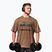 Training shirt NEBBIA Washed-Off Heritage light brown