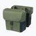 Basil Go Double Bag bicycle pannier 32 l dark green