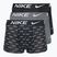 Nike Dri-Fit Essential men's boxer shorts 3 pairs nike logo print/cool grey/black