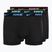 Men's boxer shorts Nike Everyday Cotton Stretch Trunk 3Pk UB1 black/transparency wb