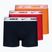 Men's boxer shorts Nike Everyday Cotton Stretch Trunk 3 pairs blue/orange/red