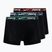 Men's Nike Everyday Cotton Stretch Trunk boxer shorts 3 pairs black/red/aquarius blue/stadium green